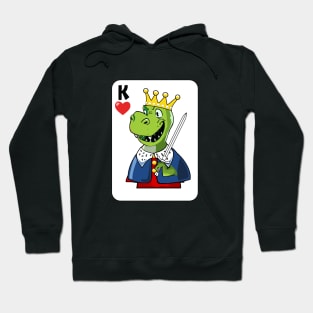 T Rex, Playing Cards, Dinosaur, Tyrannosaurus Rex Hoodie